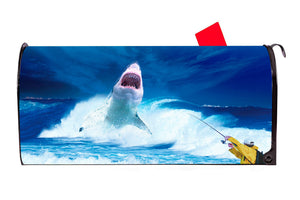 Shark Surprise Vinyl Magnetic Mailbox Cover Excellent Quality Made in USA