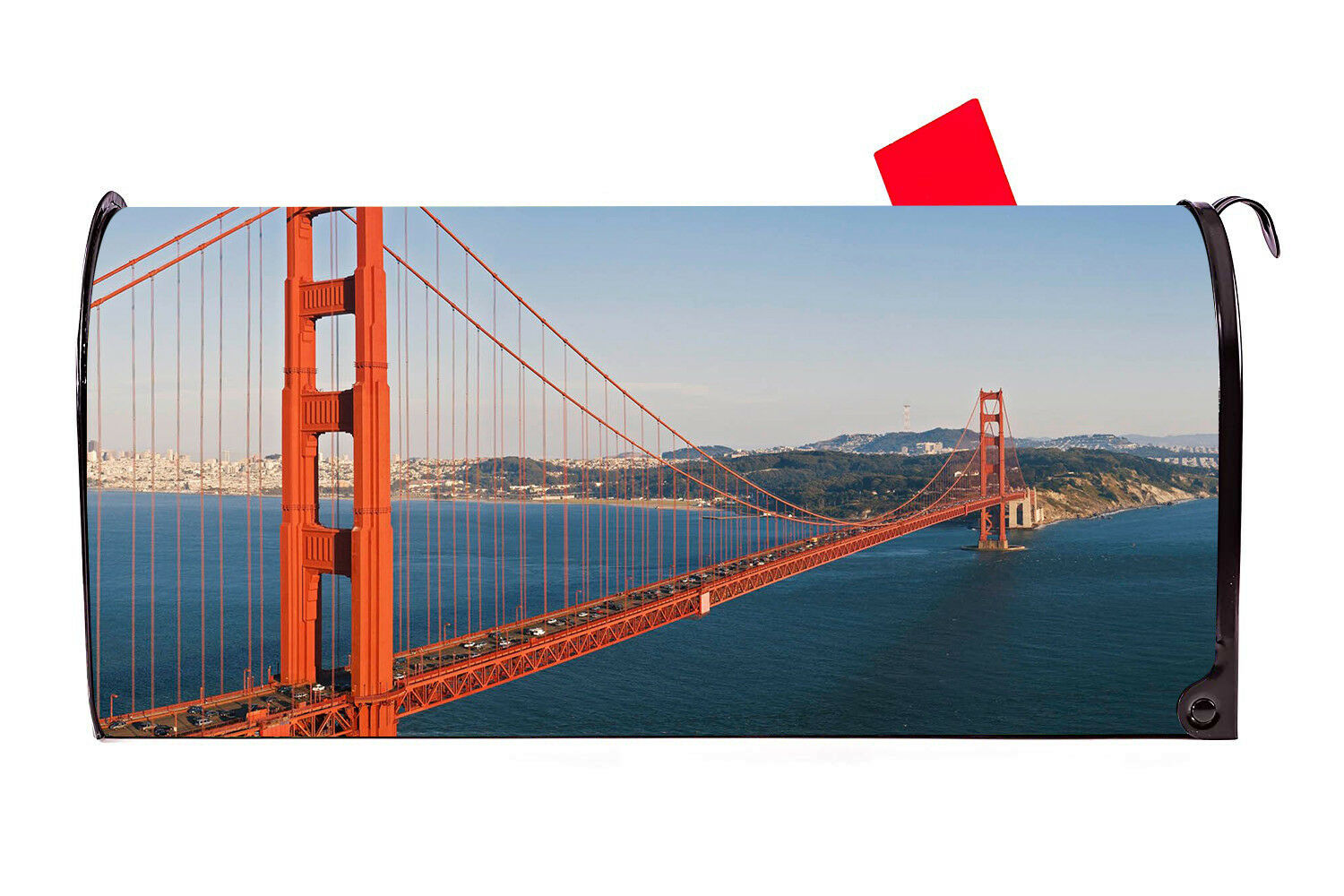 San Francisco Bridge Vinyl Magnetic Mailbox Cover Made in the USA