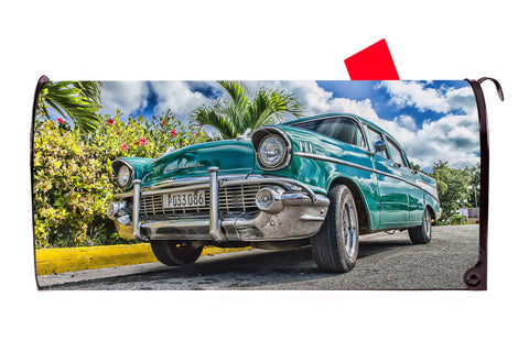 57 Chevy Chevrolet Magnetic Mailbox Cover - Mailbox Covers for You