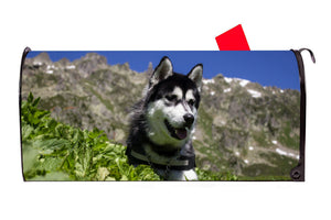 Husky Siberian Husky Dog 2 Vinyl Magnetic Mailbox Cover Made in the USA