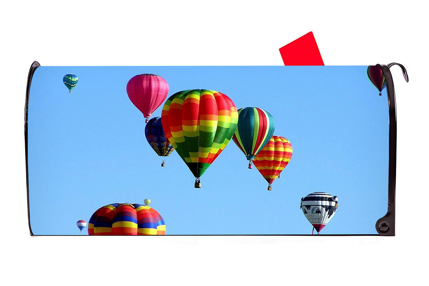 Hot Air Balloons 1 Vinyl Magnetic Mailbox Cover Made in the USA