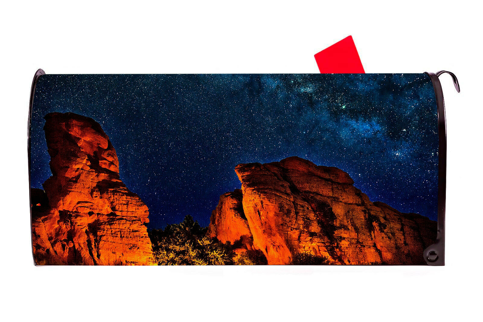 Desert Night Vinyl Magnetic Mailbox Cover Made in the USA