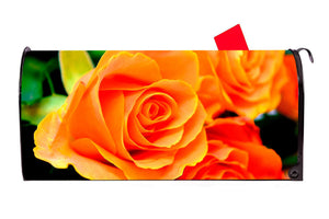 Roses Vinyl Magnetic Mailbox Cover Made in the USA