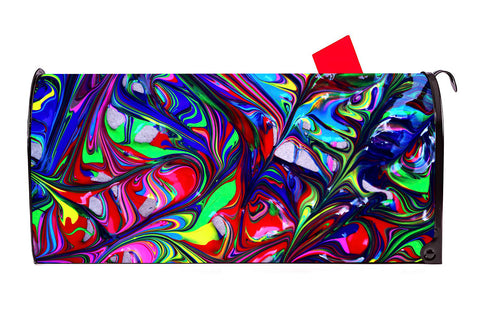 Abstract 2 Magnetic Mailbox Cover - Mailbox Covers for You