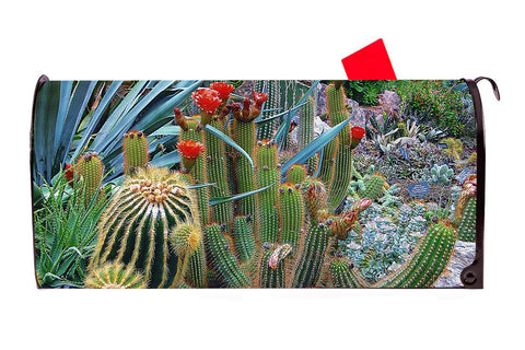 Arizona Cactus Vinyl Magnetic Mailbox Cover Made in the USA