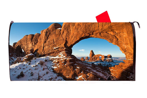 Utah Arch Vinyl Magnetic Mailbox Cover Made in the USA