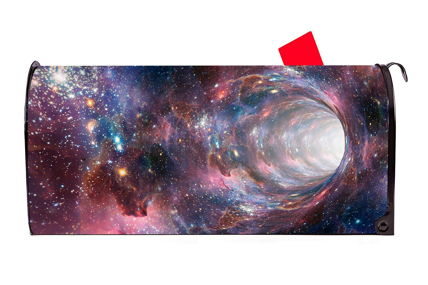 Wormhole Galaxy Vinyl Magnetic Mailbox Cover Made in the USA