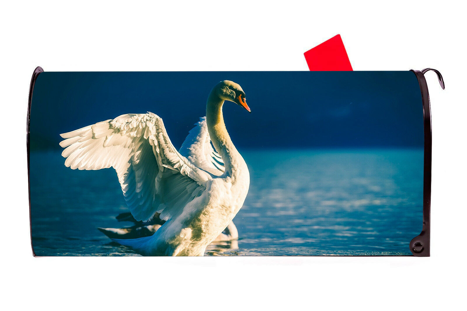 Swan 2 Vinyl Magnetic Mailbox Cover Made in the USA