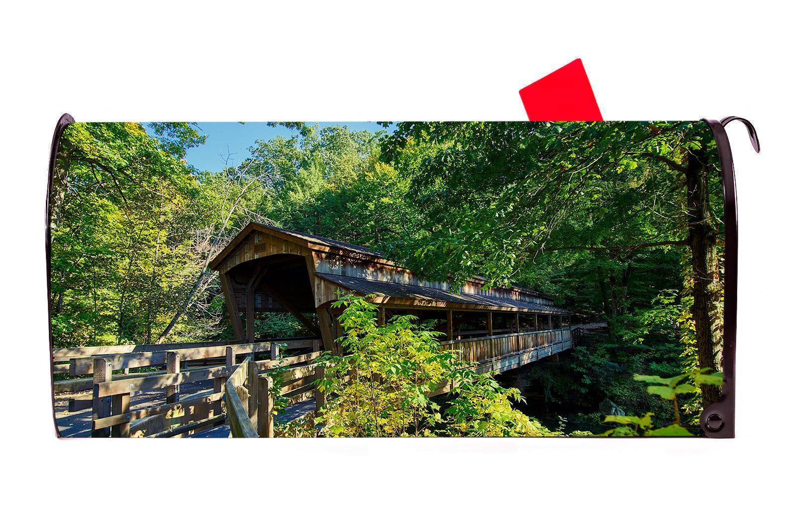 Covered Bridge Magnetic Mailbox Cover - Mailbox Covers for You