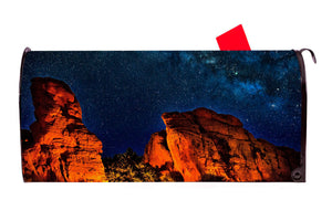 Desert Night Magnetic Mailbox Cover - Mailbox Covers for You