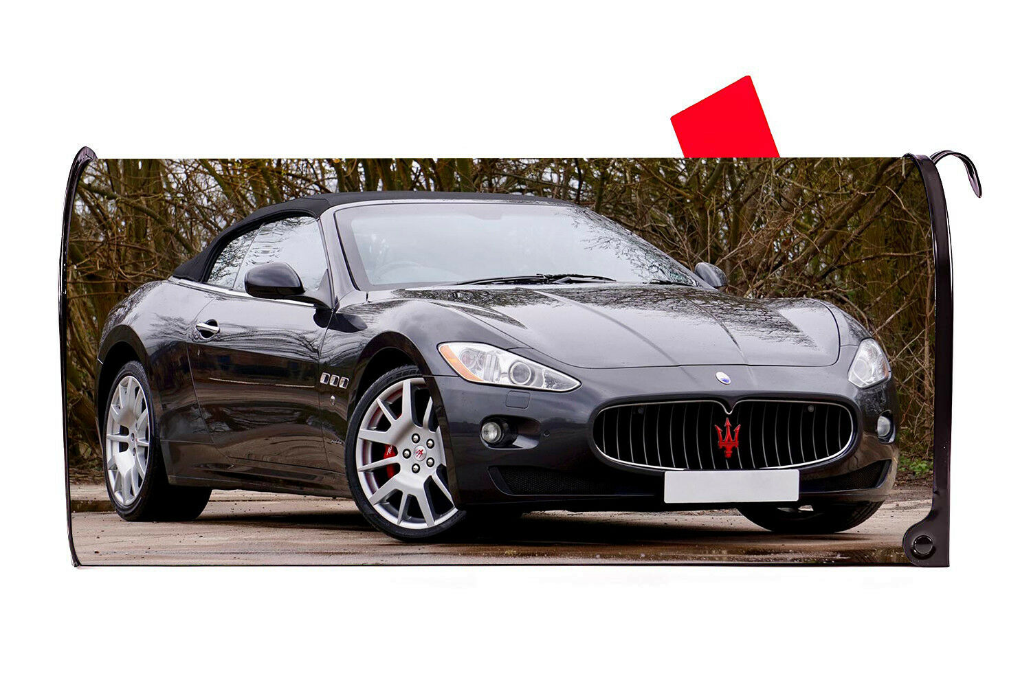 Maserati Vinyl Magnetic Mailbox Cover Made in the USA