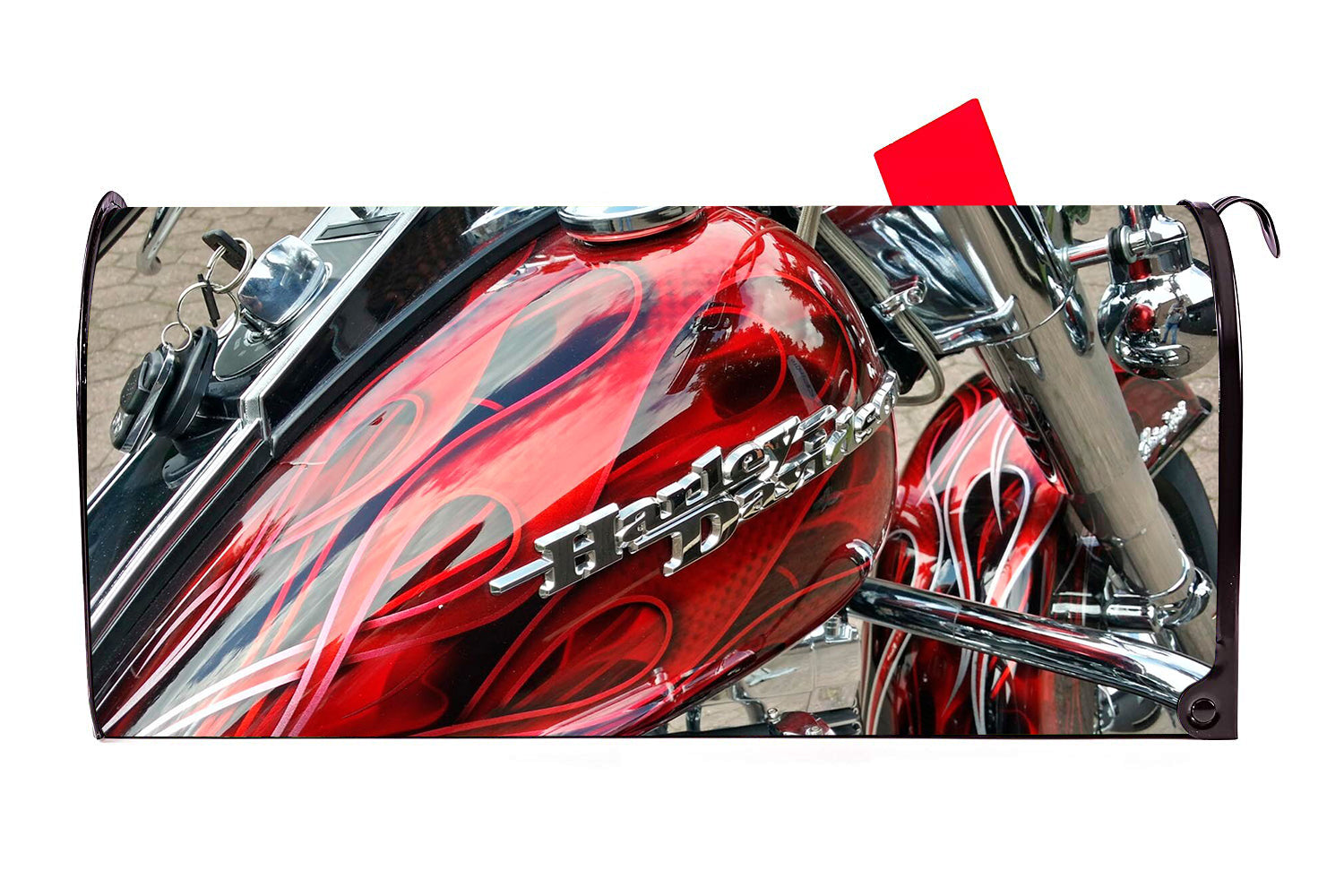 Motorcycle 2 Magnetic Mailbox Cover - Mailbox Covers for You