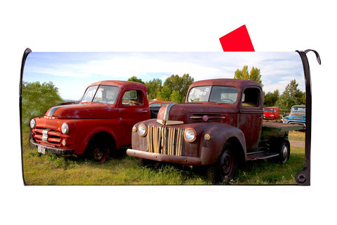 Old Truck 3 Magnetic Mailbox Cover - Mailbox Covers for You