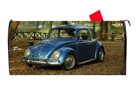 Old VW Bug Magnetic Mailbox Cover - Mailbox Covers for You