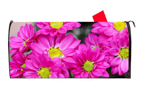 Pink Daisy Mailbox Cover - Mailbox Covers for You