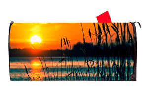 Sunset 3 Magnetic Mailbox Cover - Mailbox Covers for You