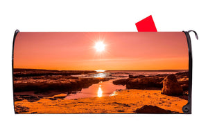 Sunset 4 Magnetic Mailbox Cover - Mailbox Covers for You