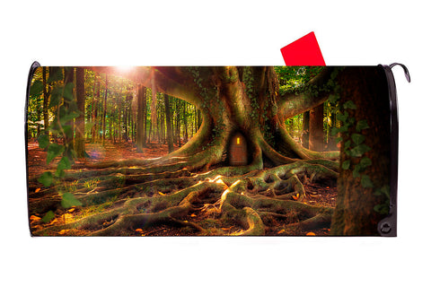 Treehouse Magnetic Mailbox Cover - Mailbox Covers for You